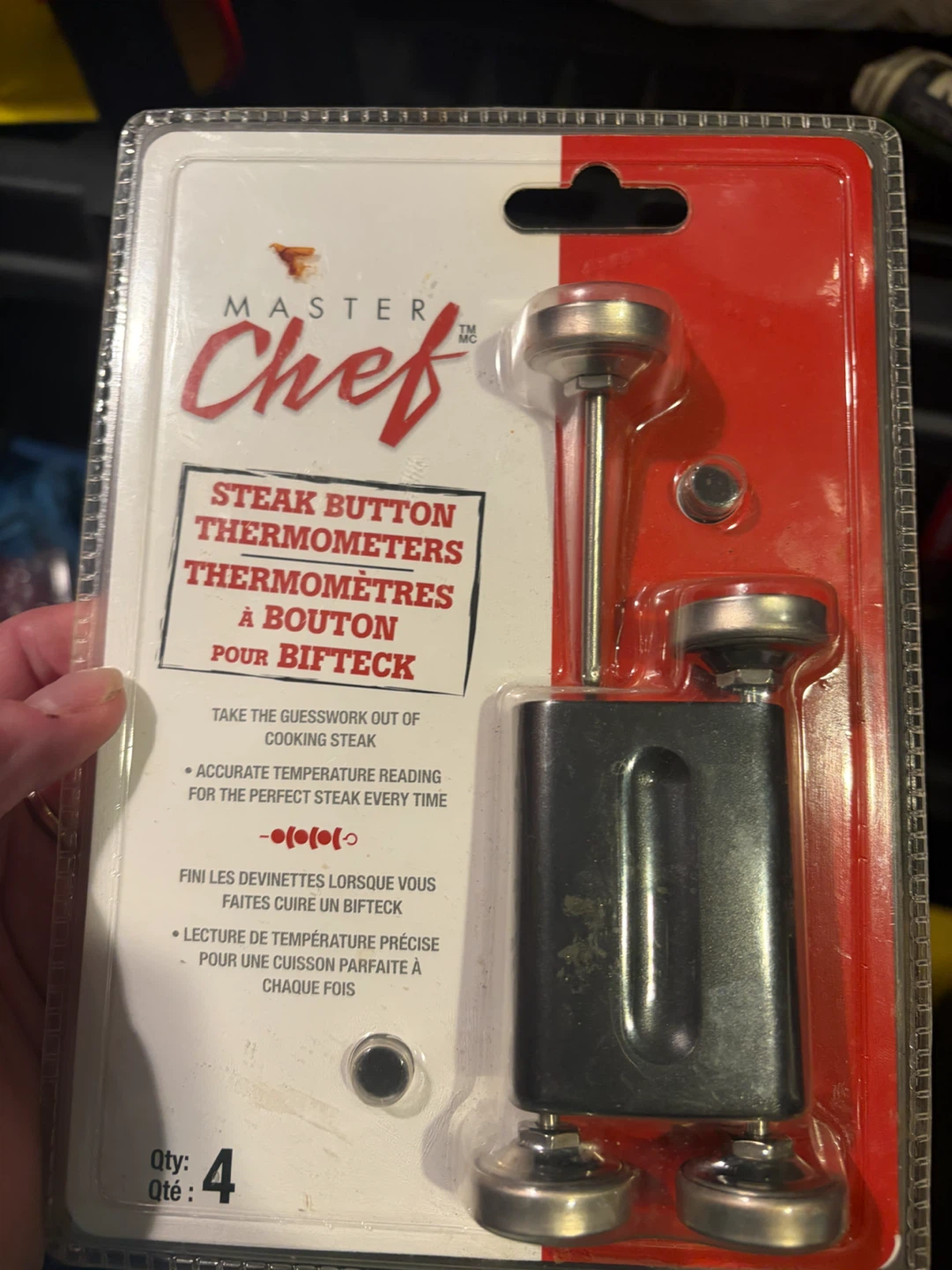 Master Chef Steak Button Thermometers