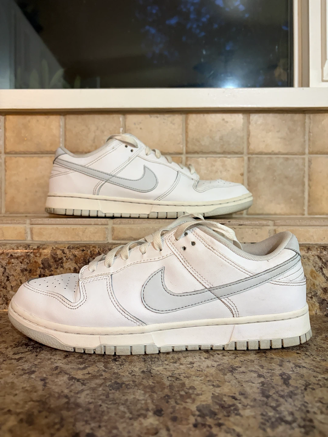 Nike Dunk Low White Grey Sneakers