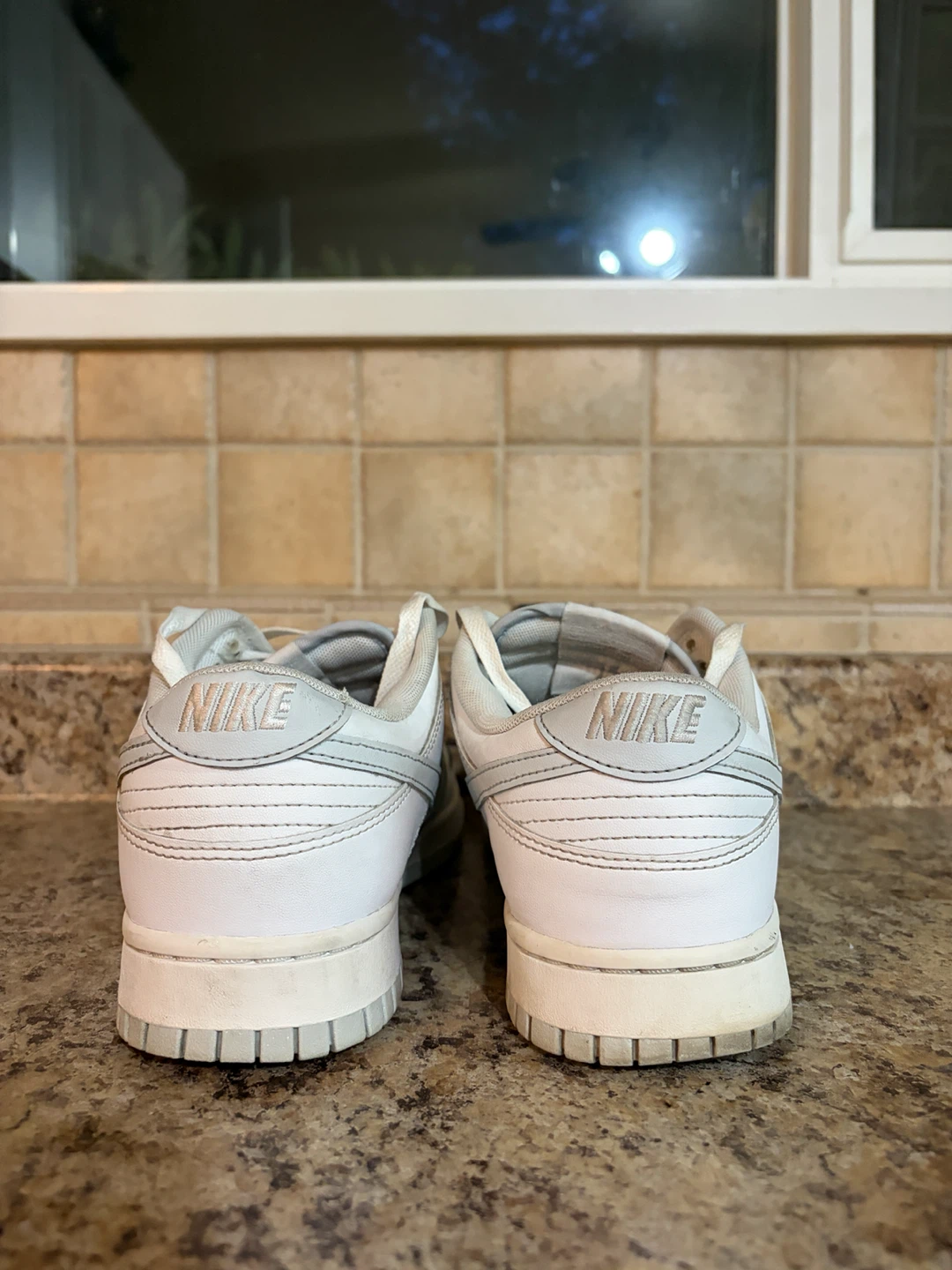 Nike Dunk Low White Grey Sneakers - photo 2