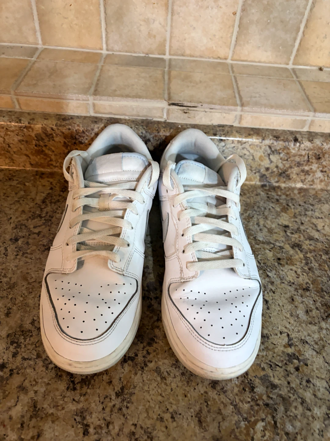 Nike Dunk Low White Grey Sneakers - photo 3