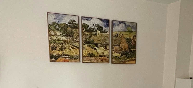 Set of 3 Landscape Wall Art Canvases