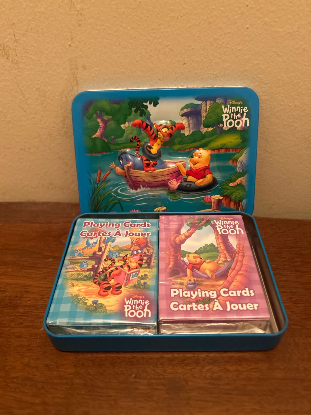 Disney Winnie the Pooh Playing Card Tin With Cards