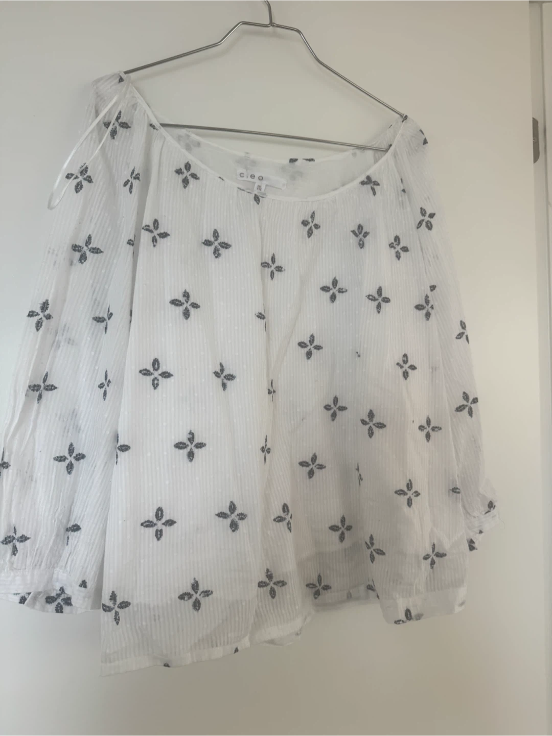 2 White Embroidered Blouse