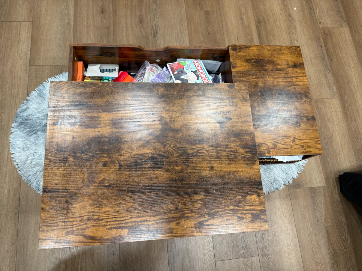 Lift Top Coffee Table with Storage - photo 3
