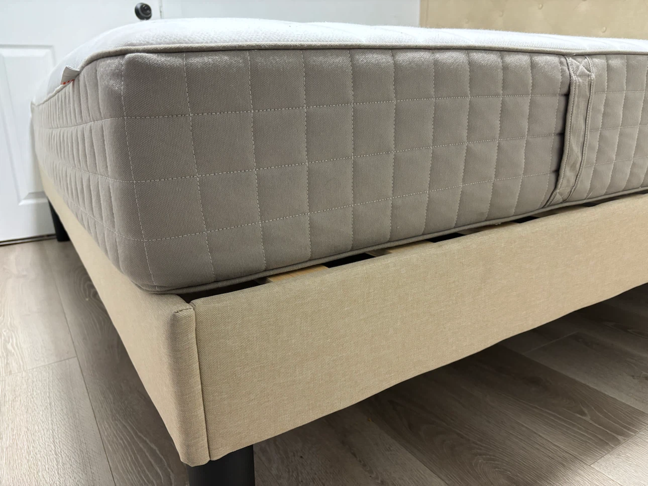 Queen Bed Frame with Tufted Headboard - photo 4