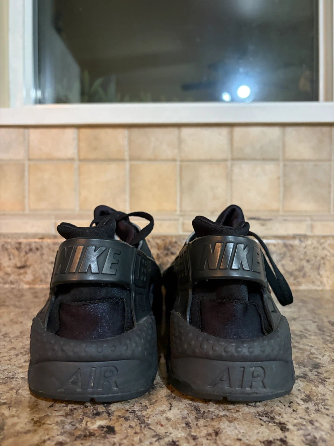 Nike Air Huarache Black Running Shoes - photo 2