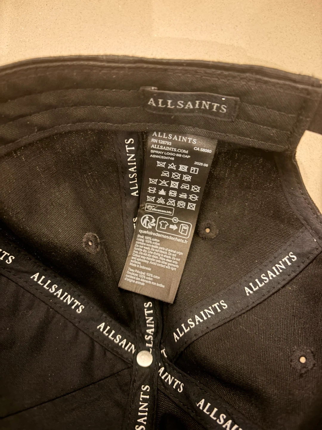 ALLSAINTS Black Cap - photo 4