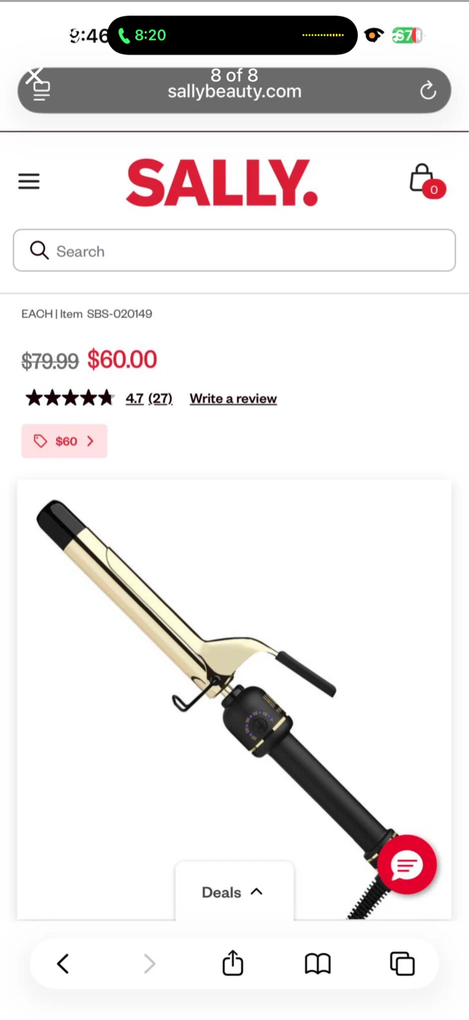 Hot Tools Pro Signature 1" Curling Iron
