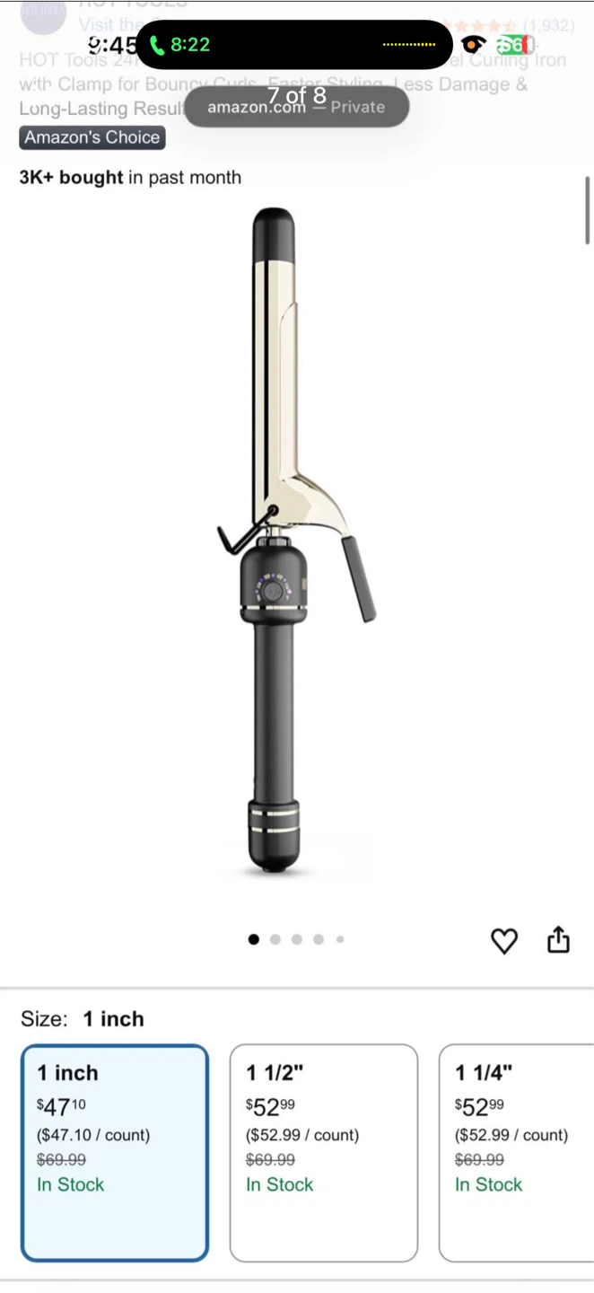 Hot Tools Pro Signature 1" Curling Iron - photo 2