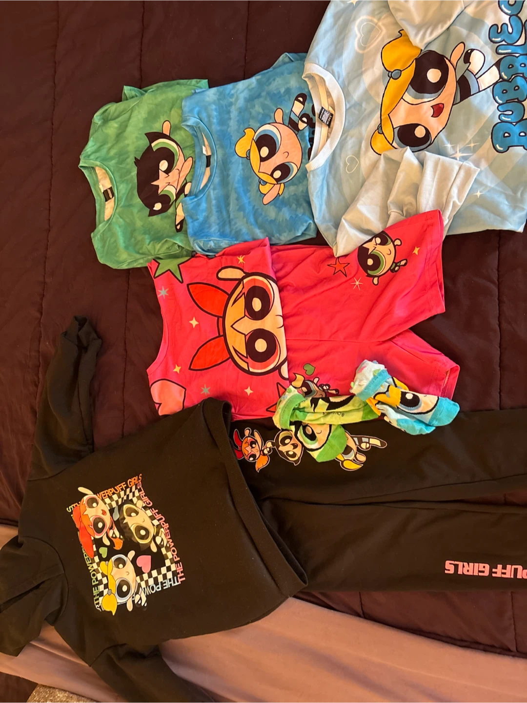Powerpuff Girls Clothing Bundle - T-shirts & Sweatpants