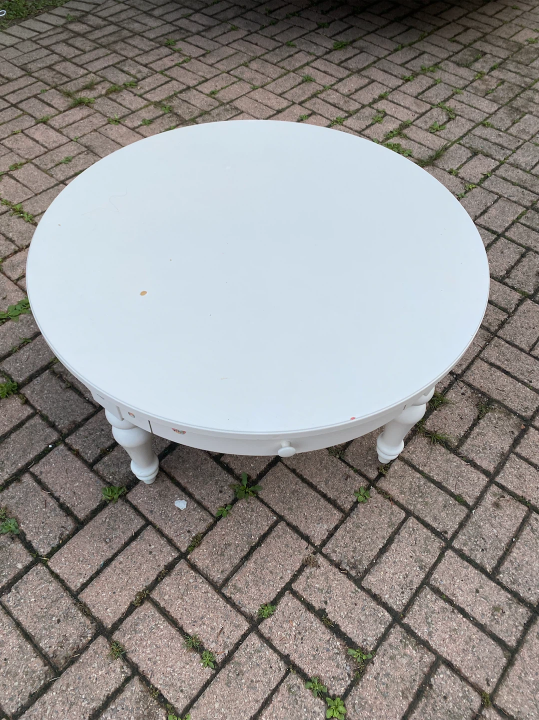 IKEA White Round Coffee Table
