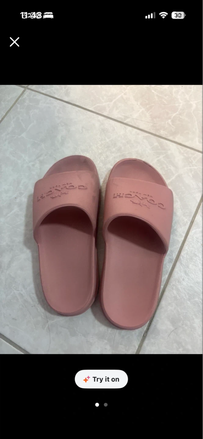 Coach Pink Slides