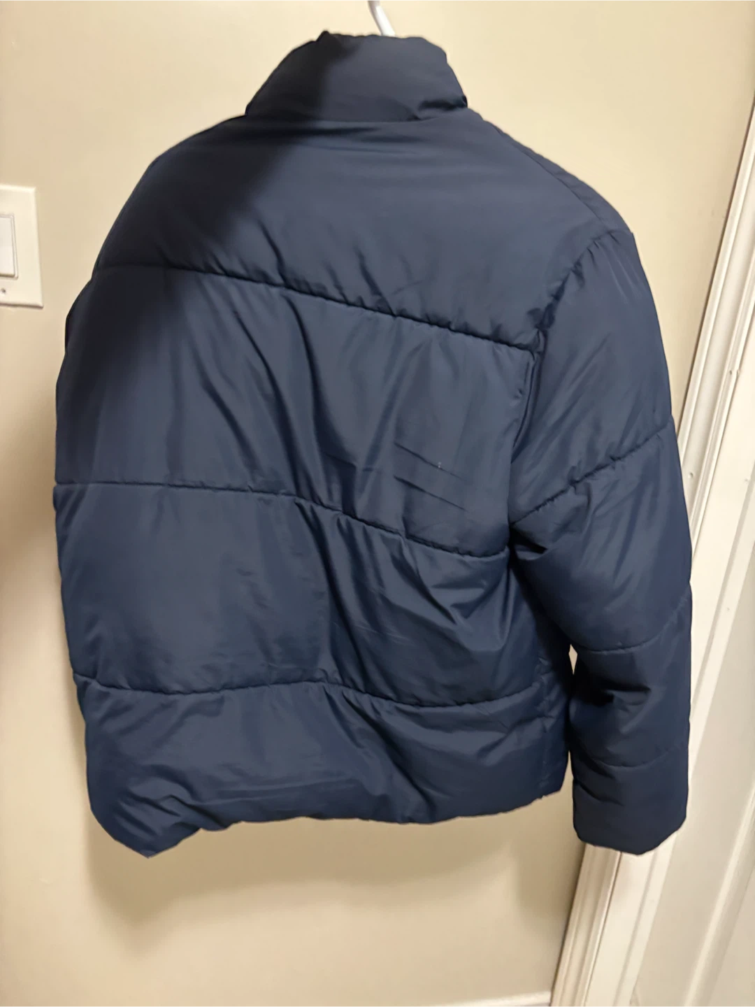 Jack & Jones Puffer Jacket - Navy Blue - Size L - photo 3