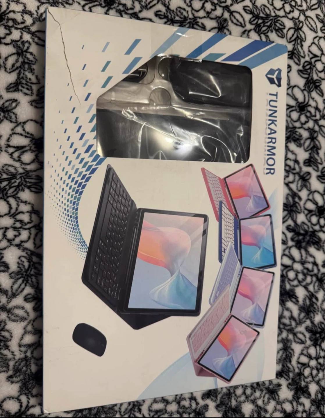 Tunkarmor Keyboard Case with Mouse and Charging Cable