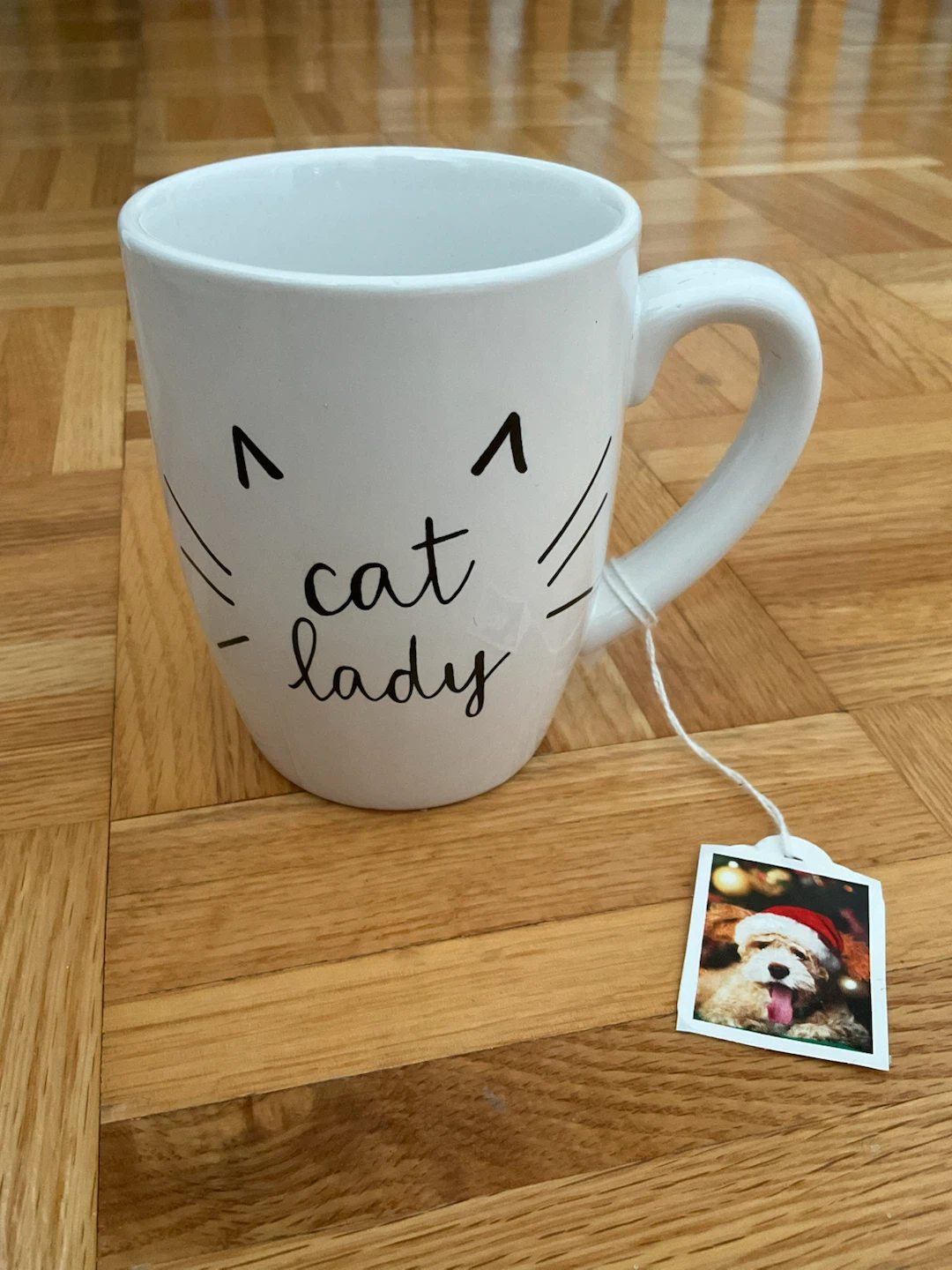 Cat Lady White Mug - NWOT