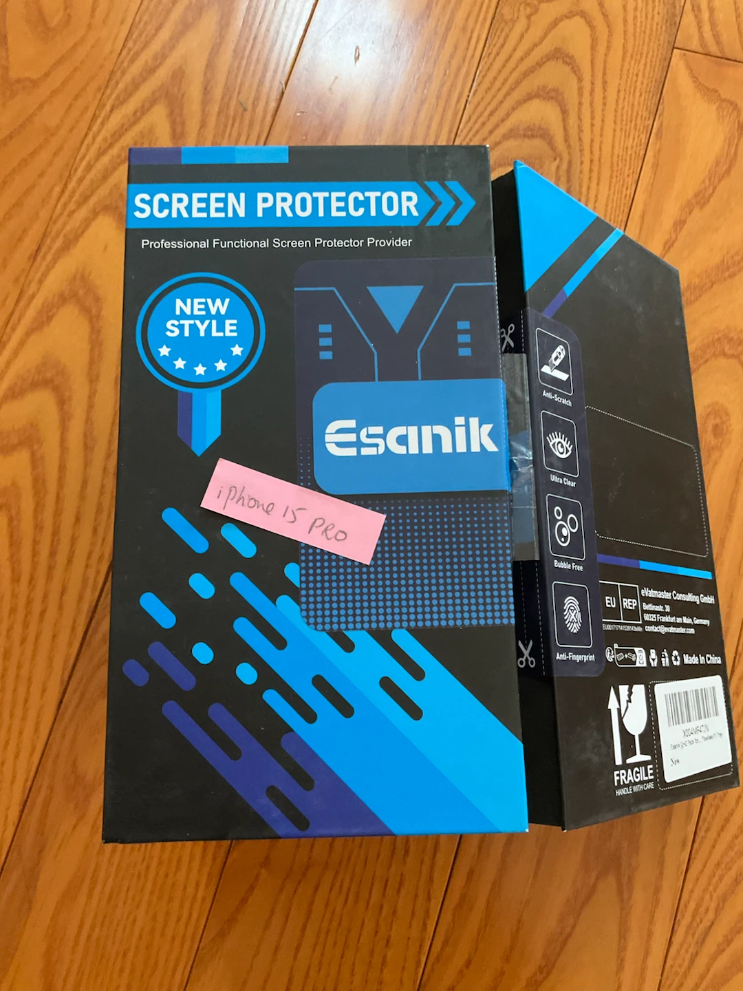 Esanik Screen Protectors for iPhone 15 Pro - photo 4