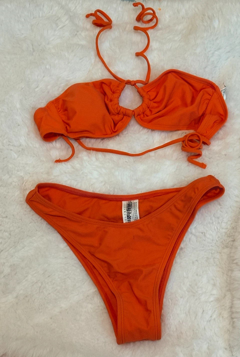 Forever 21 Coral Bikini- swimsuit- bathing suit Set