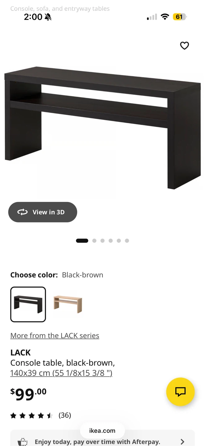IKEA LACK Console Table x 2 - photo 2