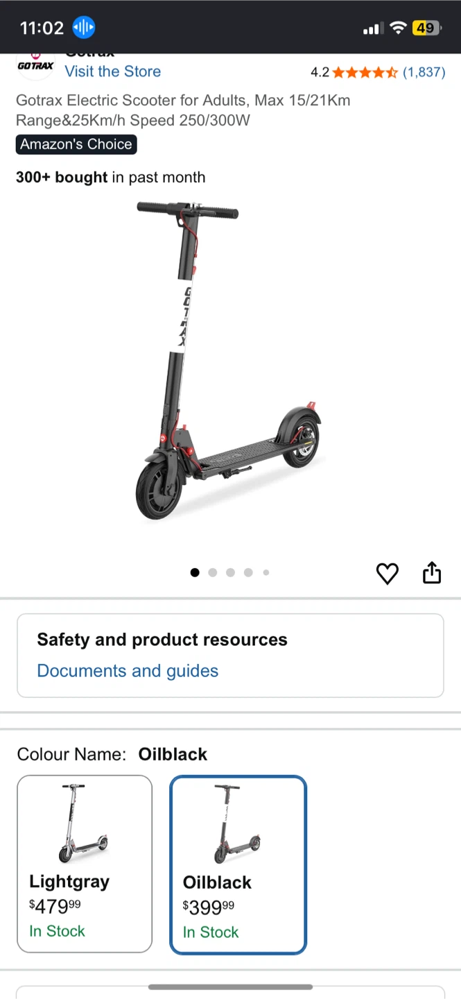 Gotrax Electric Scooter