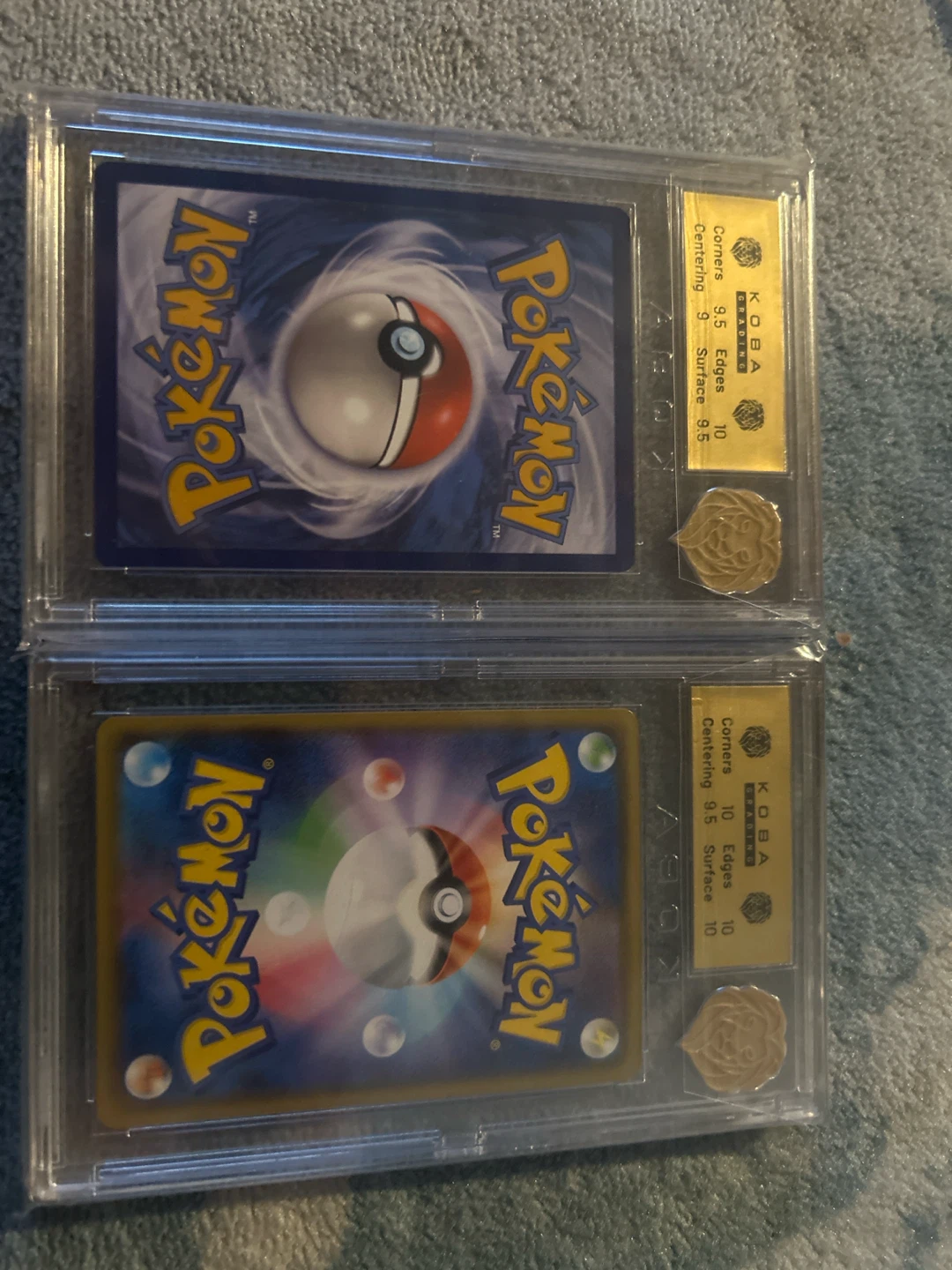 Charizard v and snorlax Graded slabs - photo 2