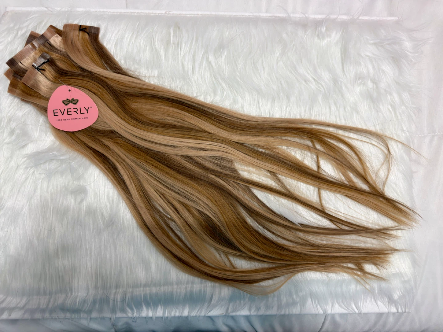 Everly Remy Human Hair Butterfly Clip In Hair Extensions 22 in - photo 2