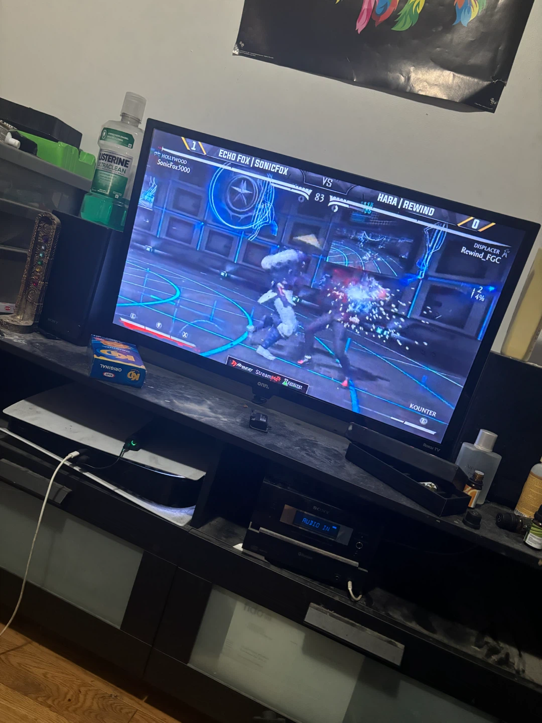 32 inch Roku smart tv plus Sony sound system