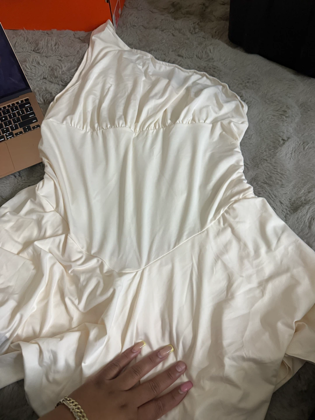 Maweii One Shoulder Skater Dress - photo 3