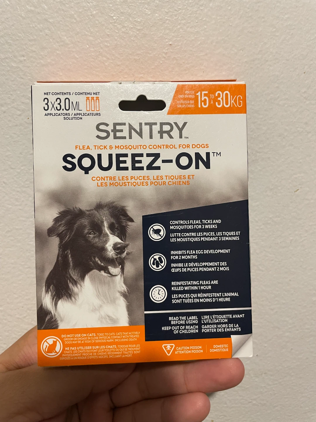 Brand New Dog Flea, Tick & Mosquito Drops 15-30kg