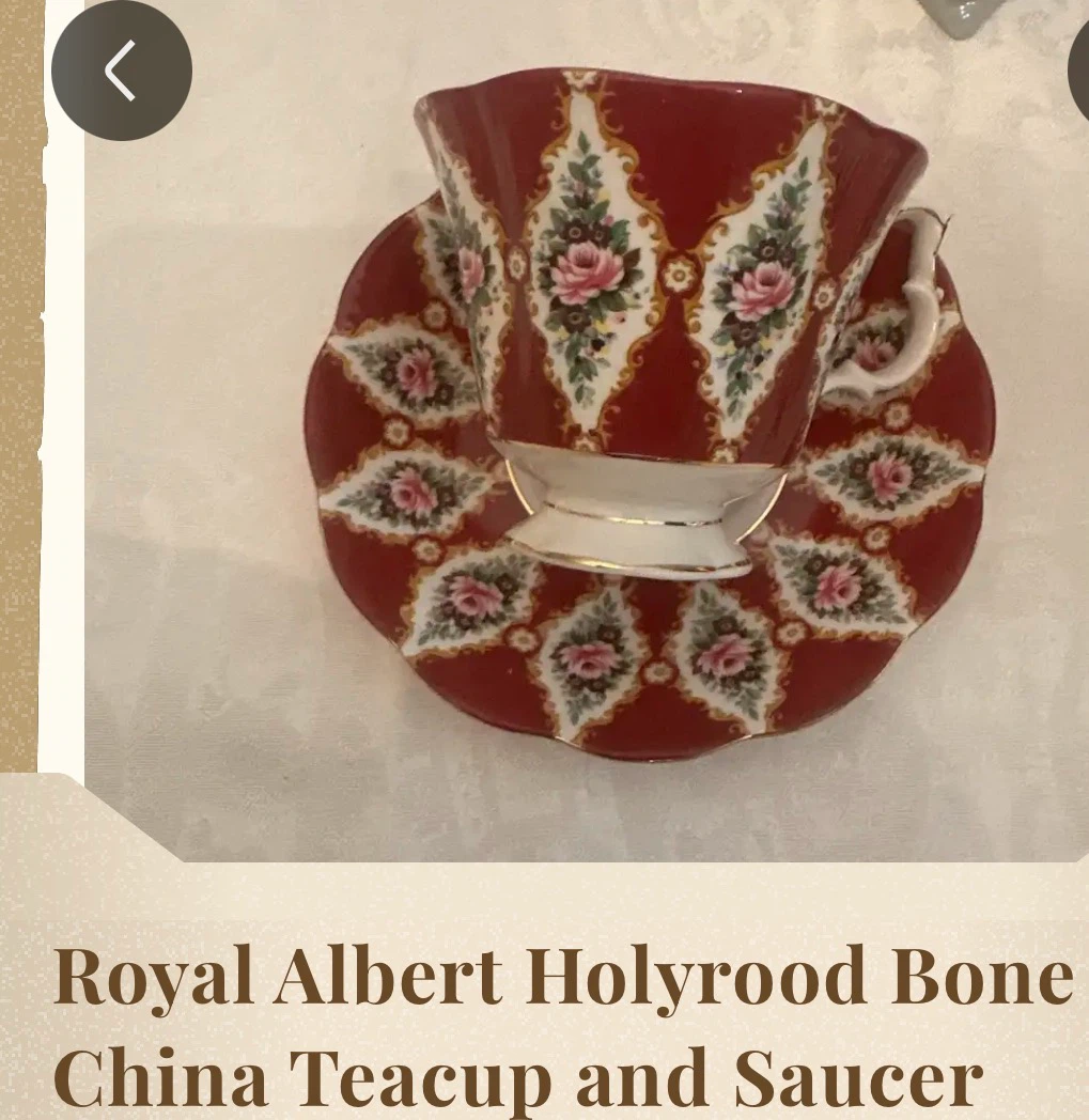 Royal Albert Holyrood Bone China Teacup and Saucer