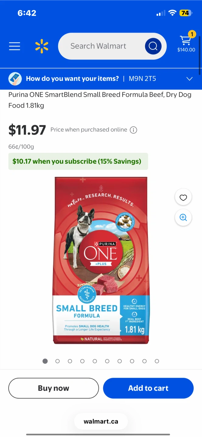4lbs Brand New Purina One Dog Food - photo 2