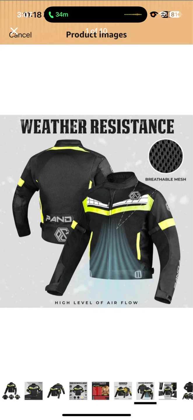 Panda Motorcycle Jacket
