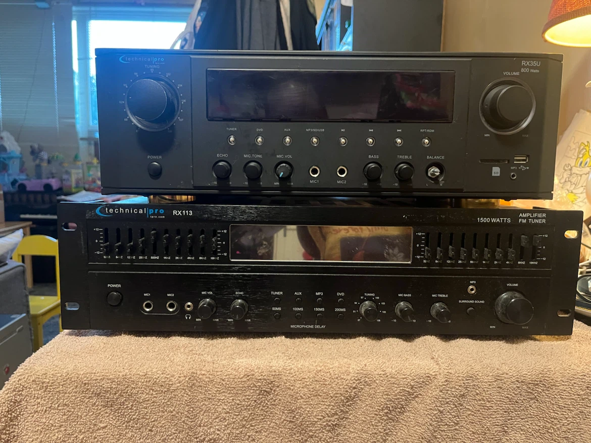 Technical Pro RX35U Receiver and RX113 Amplifier