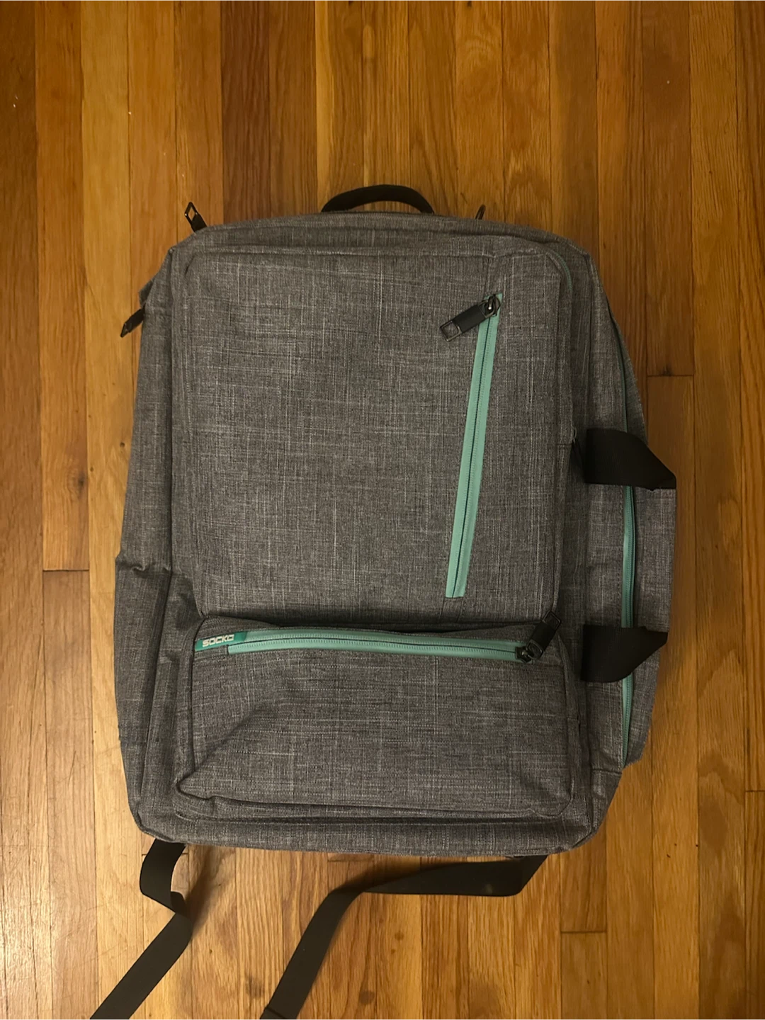 SOCKO Grey Laptop Backpack