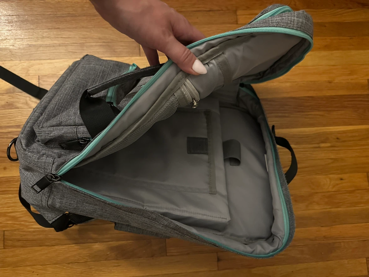 SOCKO Grey Laptop Backpack - photo 2