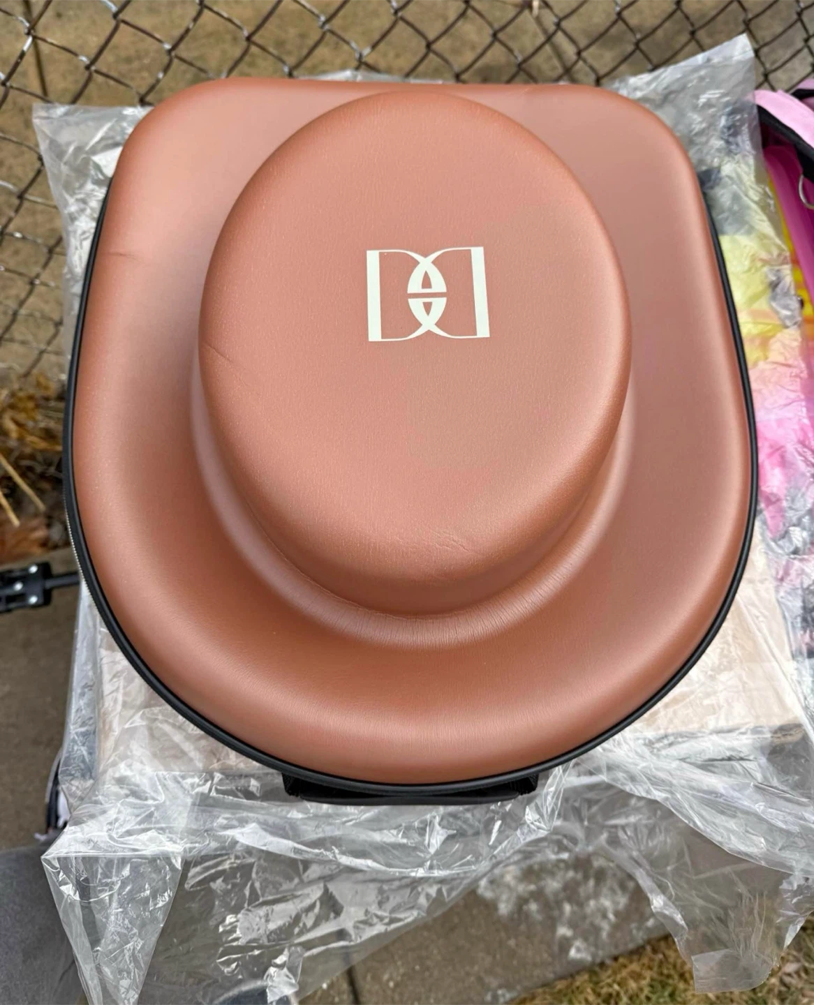 Brown Cowboy Hat Case