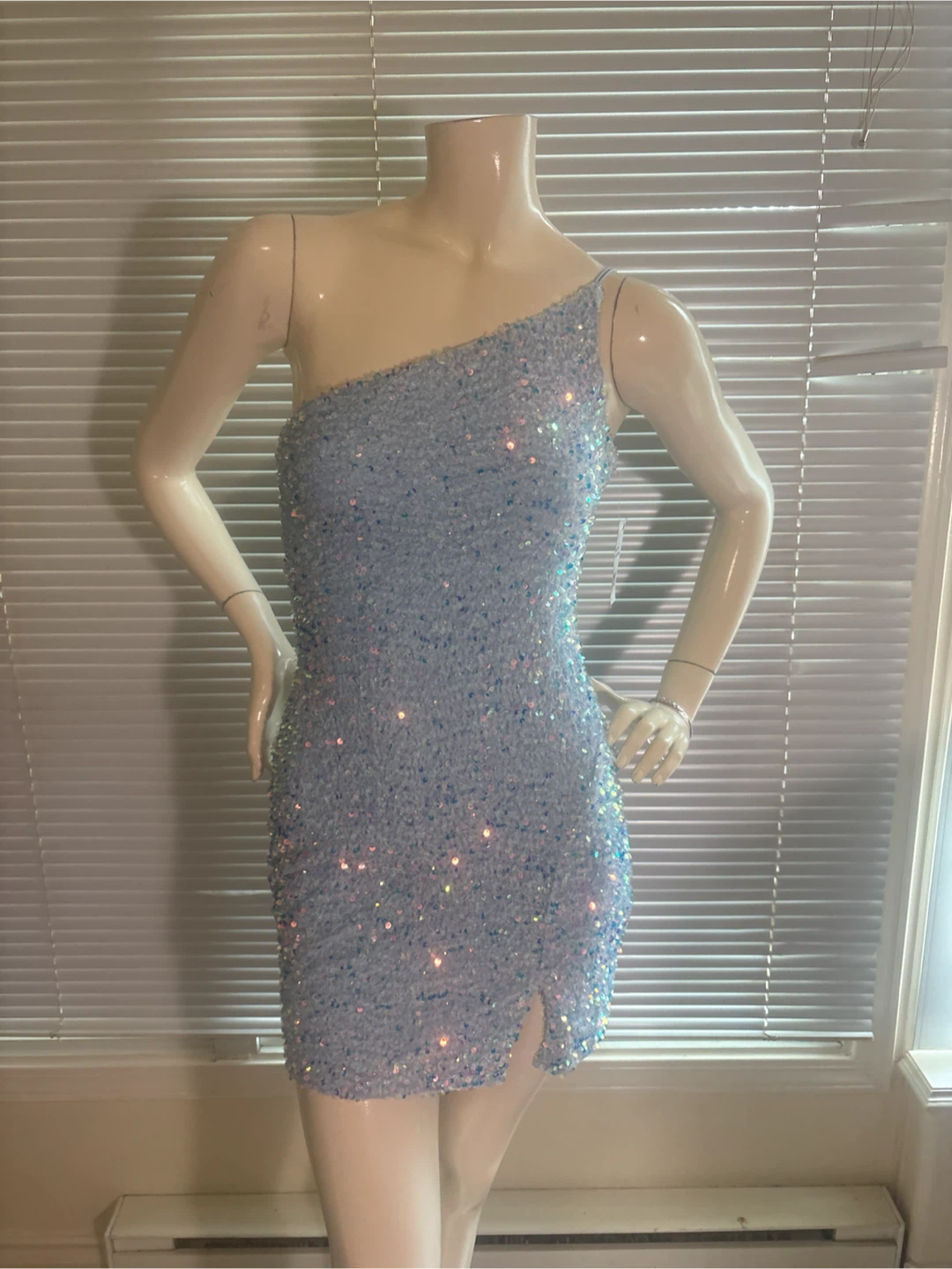 NWT Light Blue sequin Dress