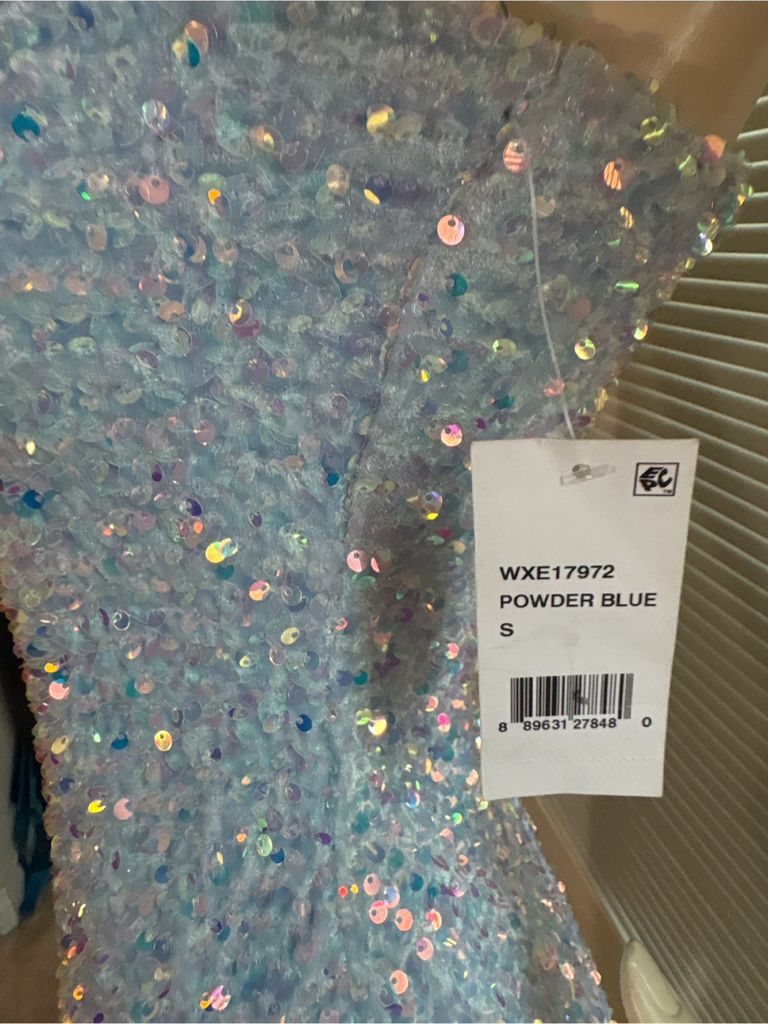 NWT Light Blue sequin Dress - photo 4