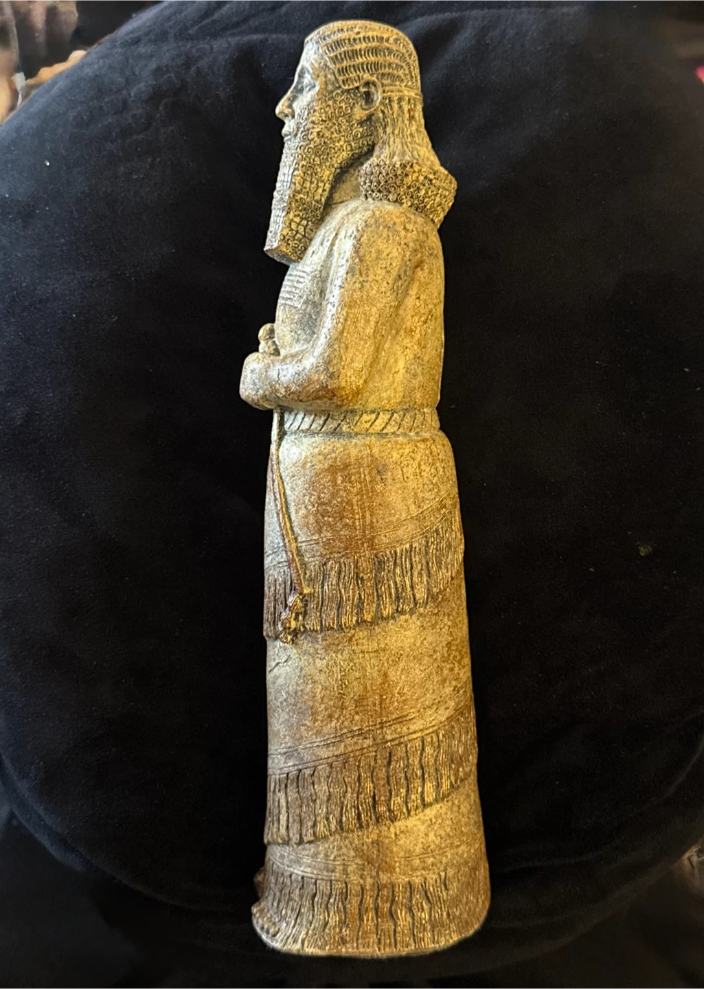 Vintage Alva Statue - Ancient Assyrian King Ashurnasirpal II⁠ - photo 2