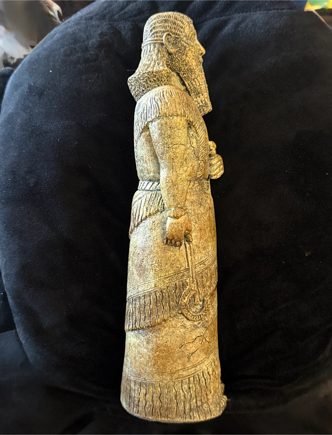 Vintage Alva Statue - Ancient Assyrian King Ashurnasirpal II⁠ - photo 3