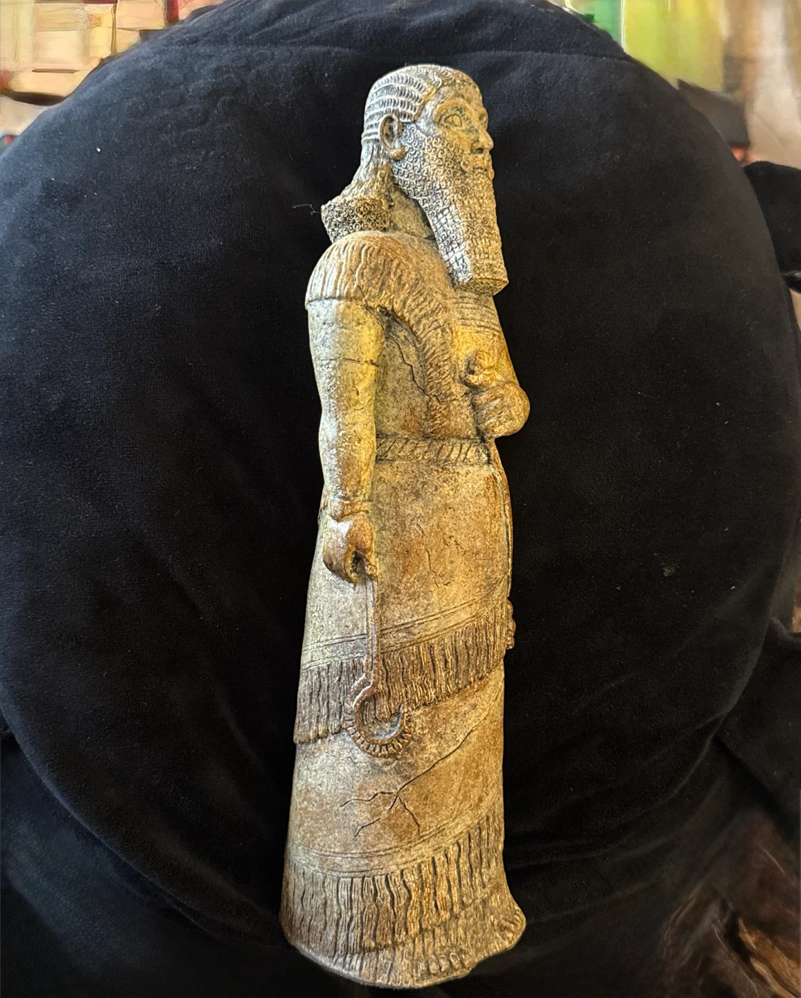 Vintage Alva Statue - Ancient Assyrian King Ashurnasirpal II⁠ - photo 5