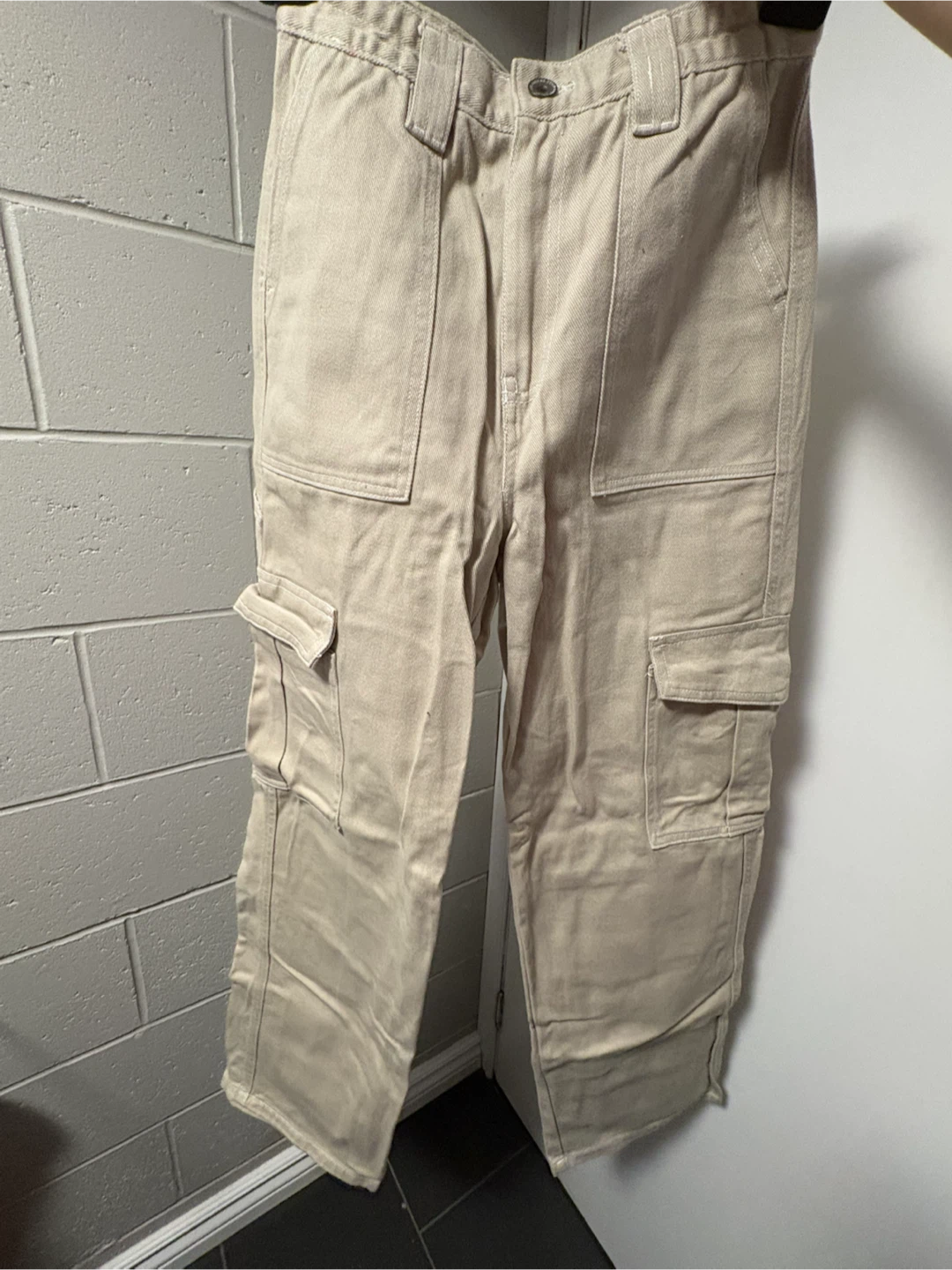 Ardene Beige Cargo Pants Size 01