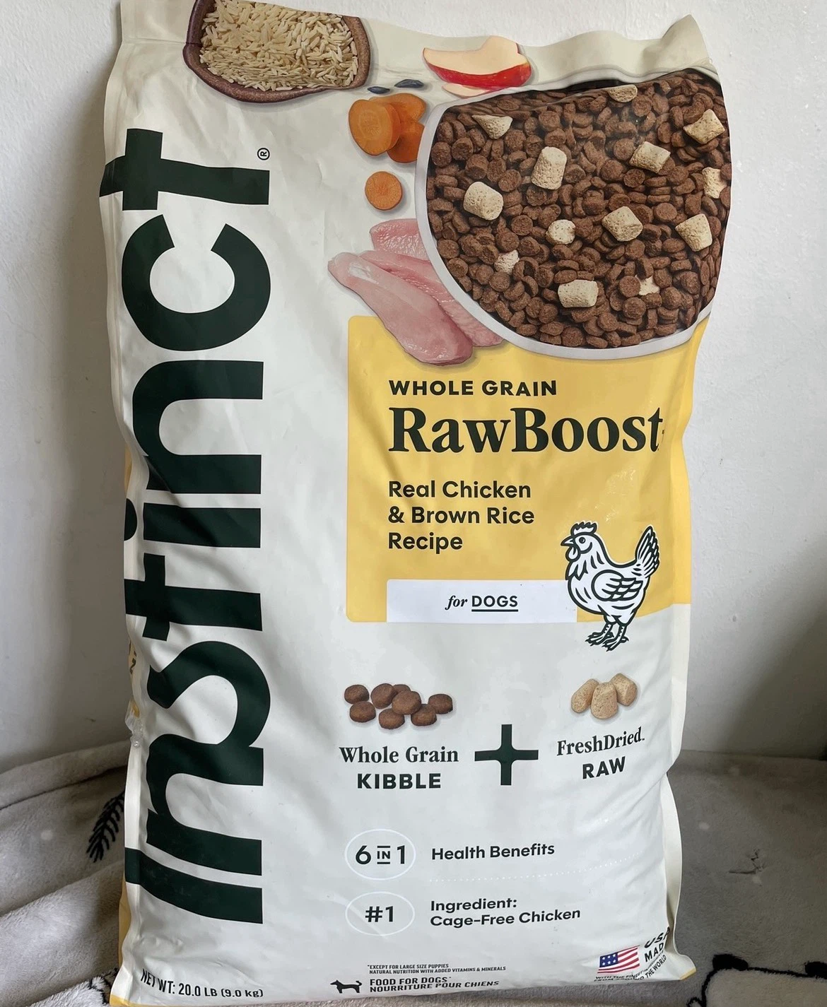 20lbs Brand New All Life Stages Instinct Dog Food-Chicken