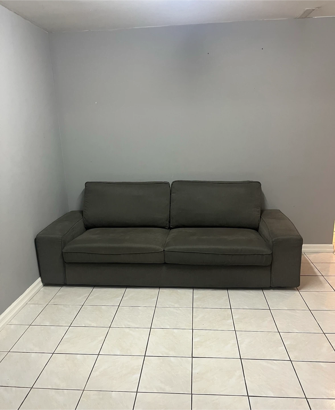 Grey IKEA couch