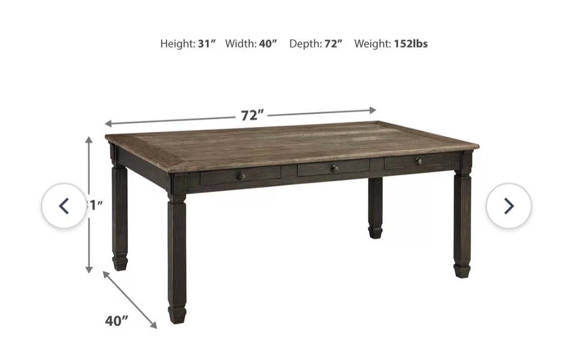 Wooden dining table with 4 chairs and bench - photo 5
