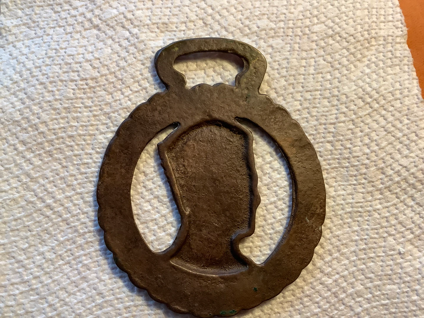 #6 Vt Brass Horse Medallion- EdwardVIII - 1936 🐞 - photo 3