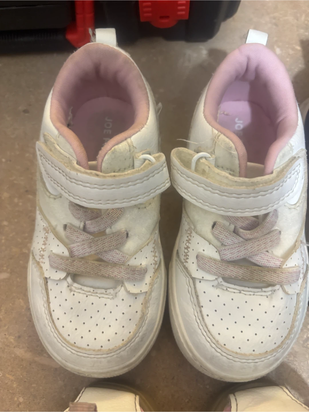 Toddler Shoes Bundle - White, Blue & Pink