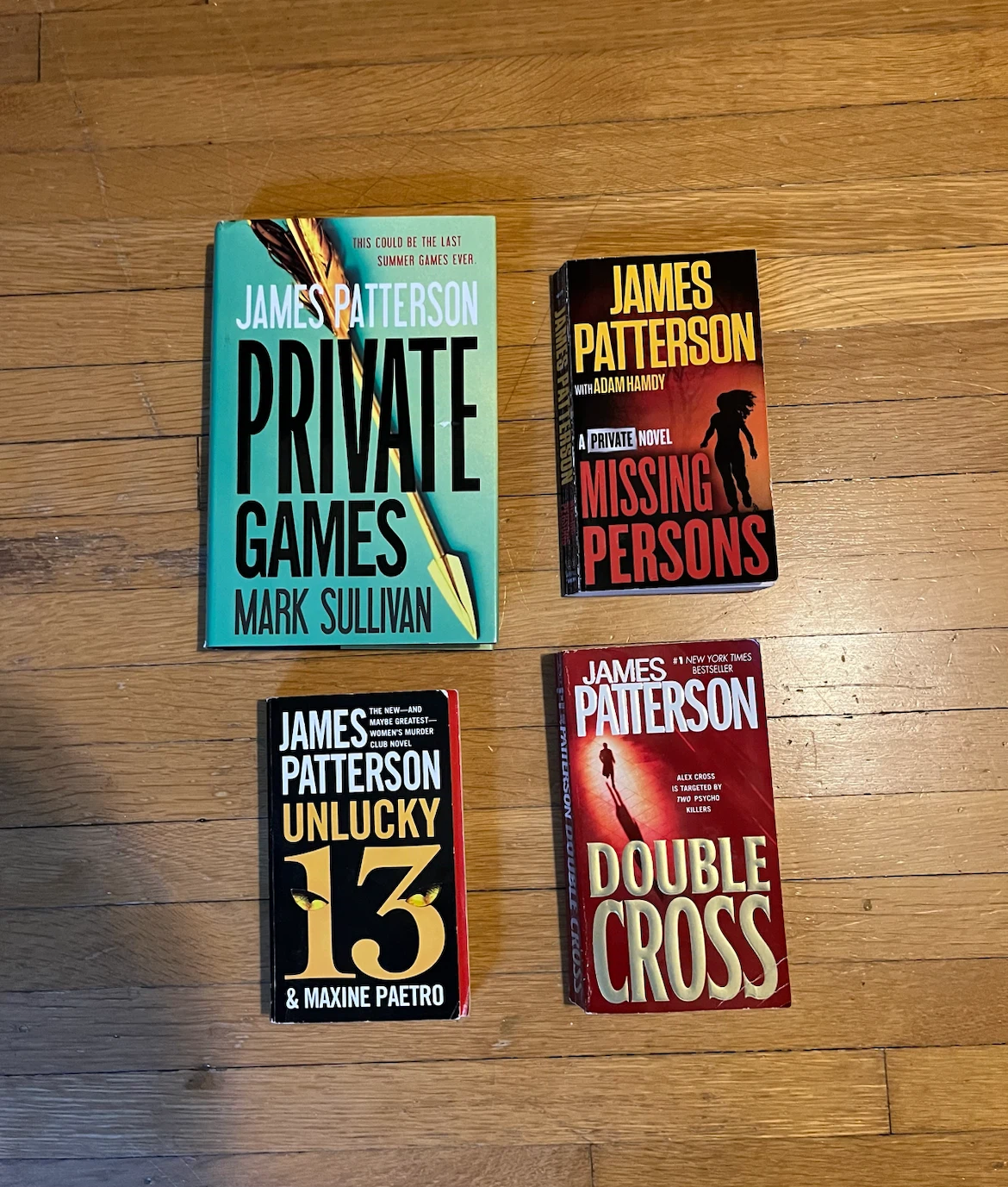 James Patterson Books -4/$10