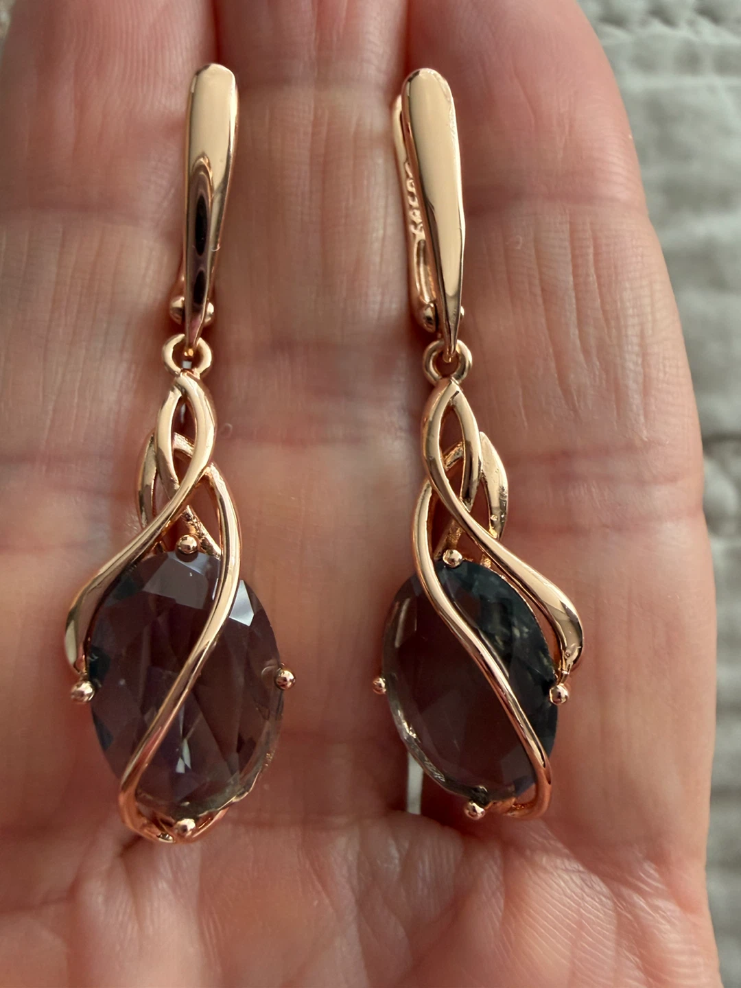 14k gemstone earrings