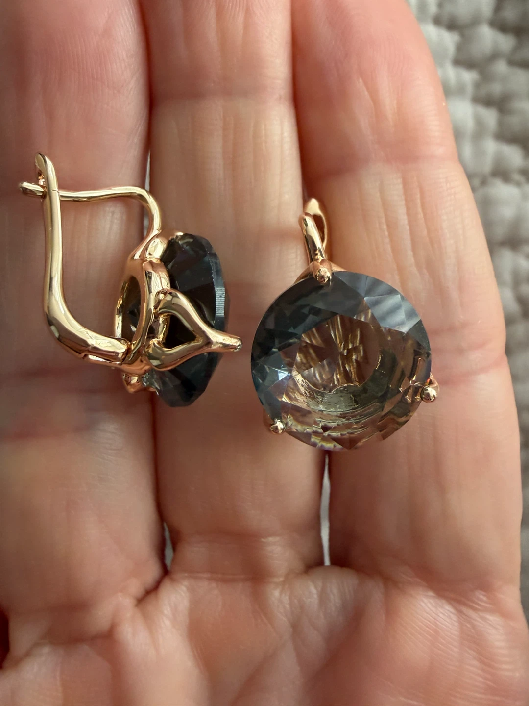 14k gemstone  earrings