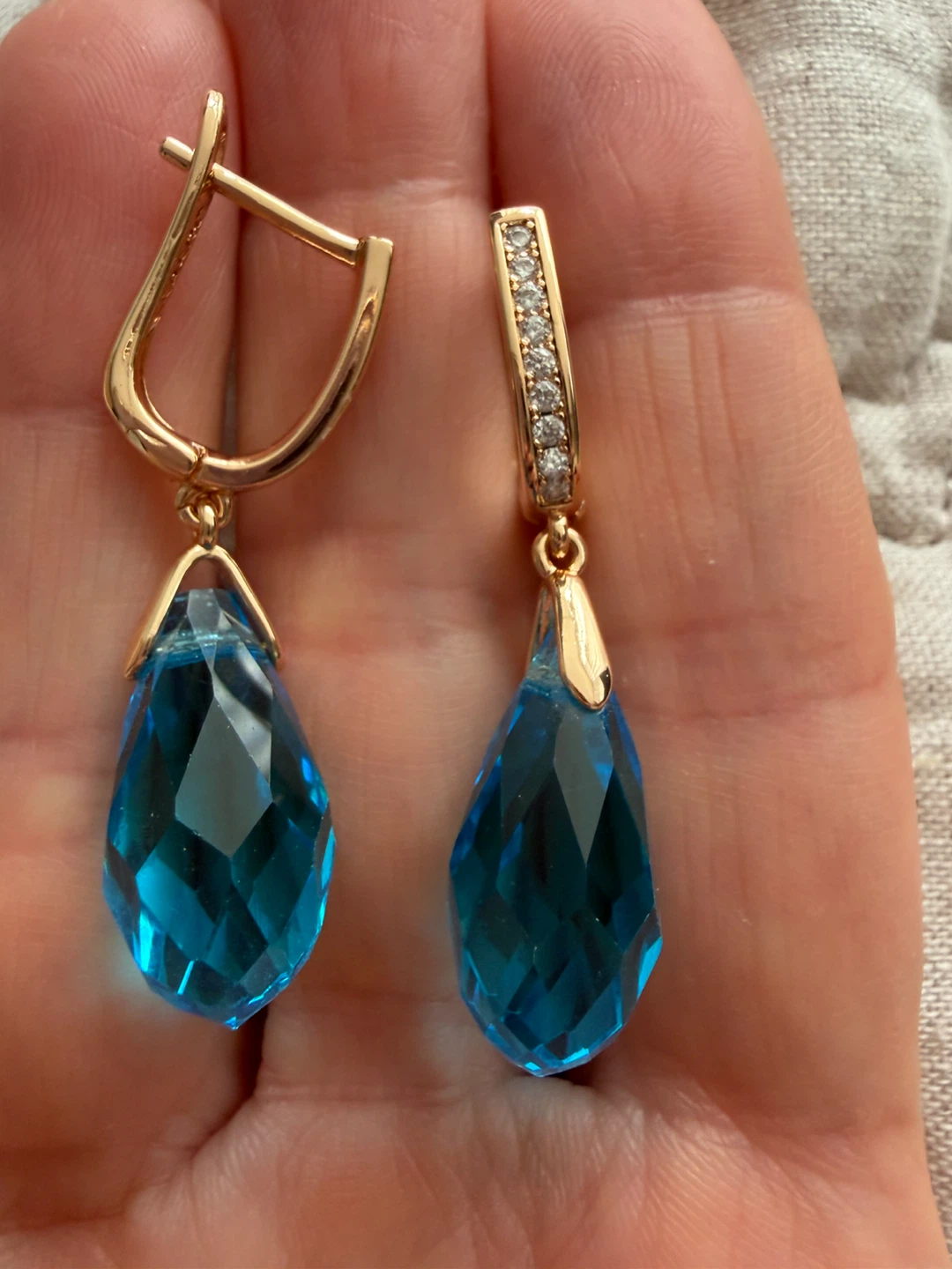 14k gemstone  earrings